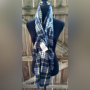 NWT Yacht & Smith Soft Fleece Plaid Warm Winter Scarf